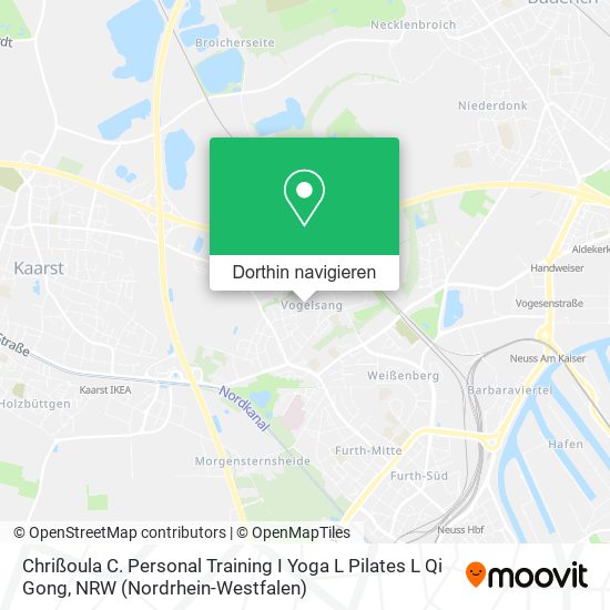 Chrißoula C. Personal Training I Yoga L Pilates L Qi Gong Karte