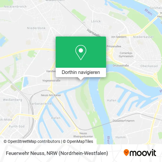 Feuerwehr Neuss Karte