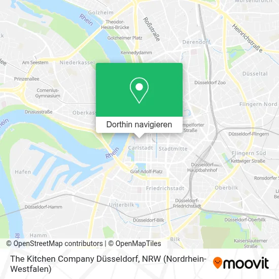 The Kitchen Company Düsseldorf Karte