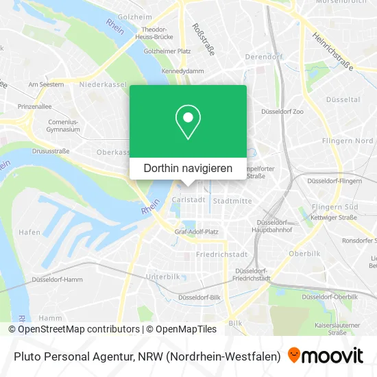 Pluto Personal Agentur Karte