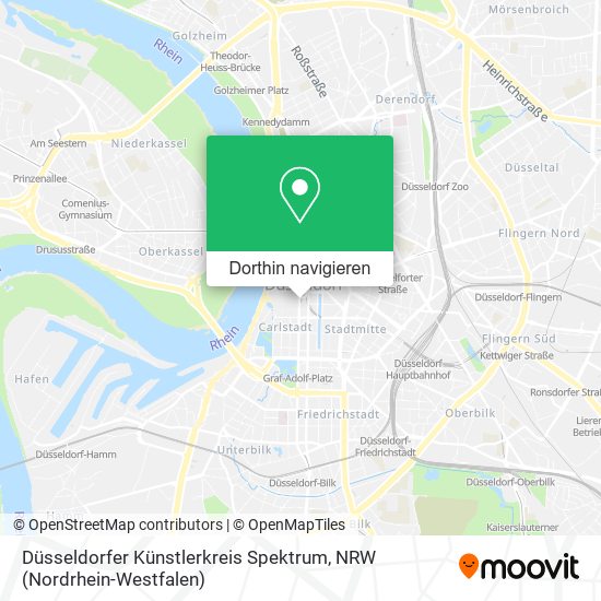 Düsseldorfer Künstlerkreis Spektrum Karte