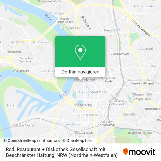 Redi Restaurant + Diskothek Gesellschaft mit Beschränkter Haftung Karte