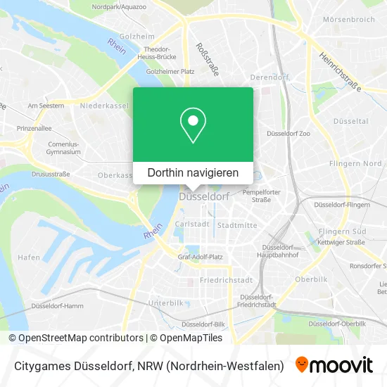 Citygames Düsseldorf Karte
