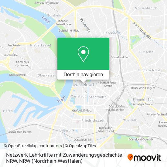 Netzwerk Lehrkräfte mit Zuwanderungsgeschichte NRW Karte