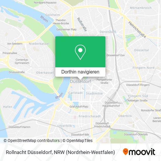 Rollnacht Düsseldorf Karte