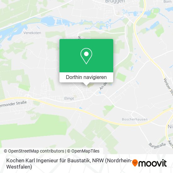 Kochen Karl Ingenieur für Baustatik Karte