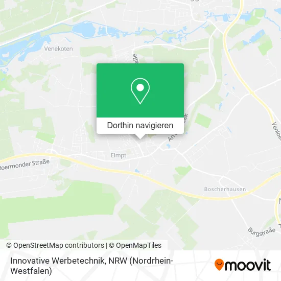 Innovative Werbetechnik Karte