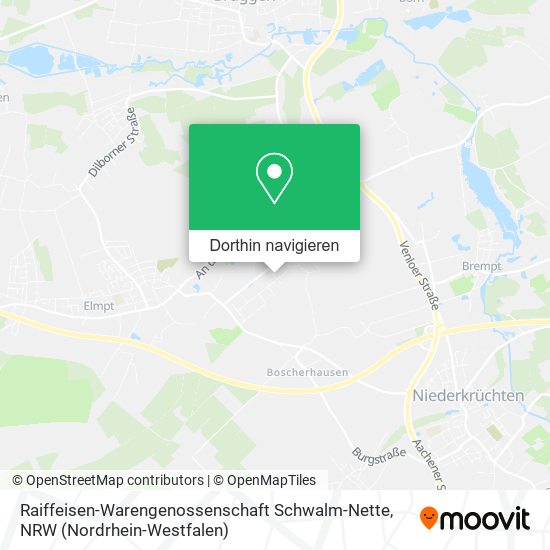 Raiffeisen-Warengenossenschaft Schwalm-Nette Karte