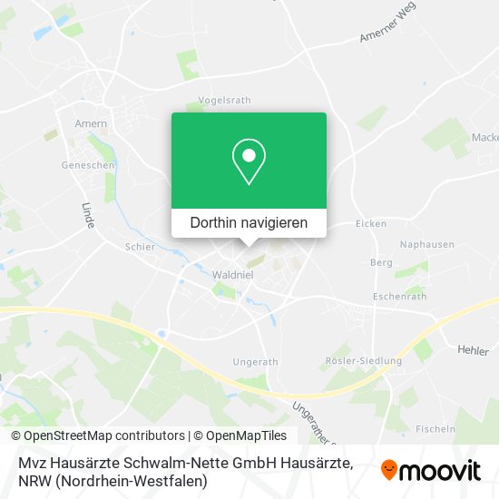 Mvz Hausärzte Schwalm-Nette GmbH Hausärzte Karte
