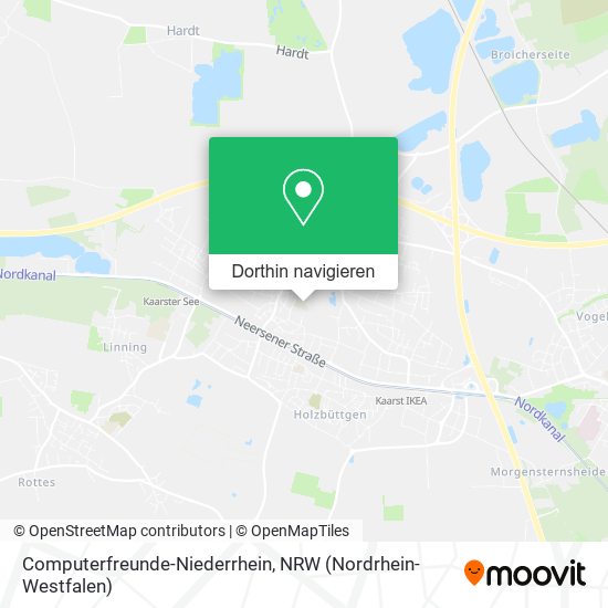 Computerfreunde-Niederrhein Karte