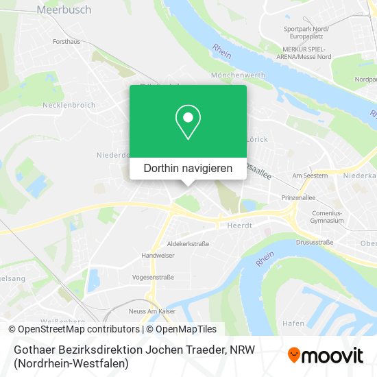 Gothaer Bezirksdirektion Jochen Traeder Karte
