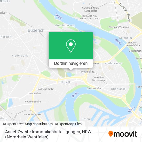 Asset Zweite Immobilienbeteiligungen Karte