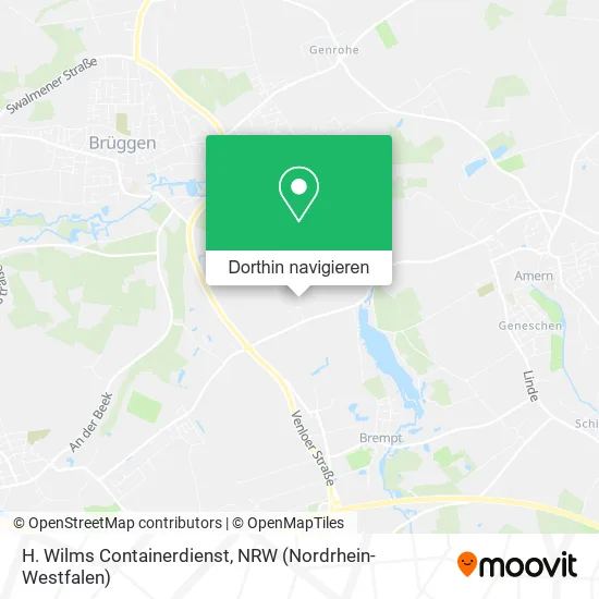 H. Wilms Containerdienst Karte