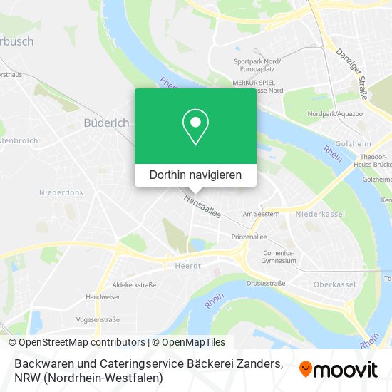 Backwaren und Cateringservice Bäckerei Zanders Karte
