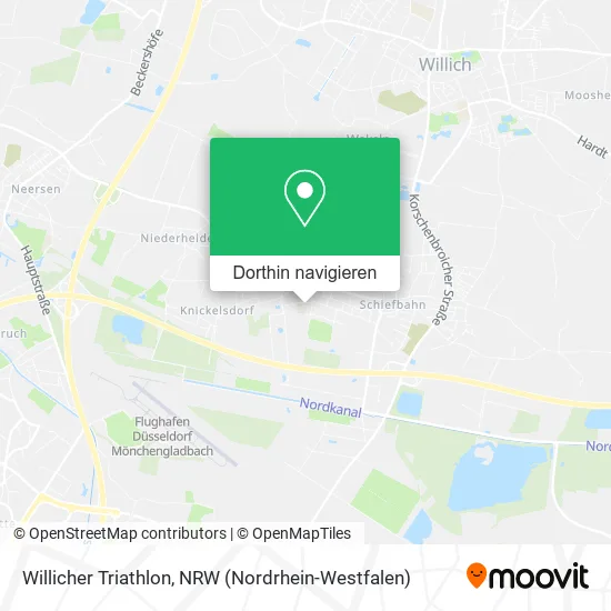 Willicher Triathlon Karte