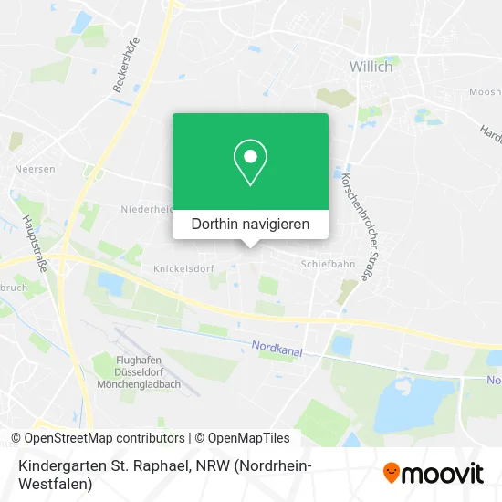 Kindergarten St. Raphael Karte