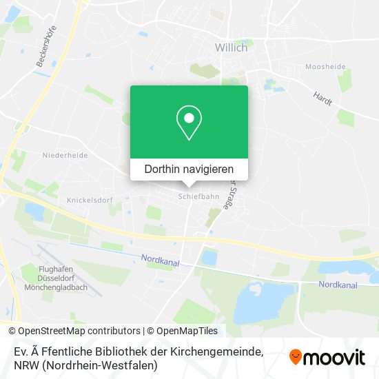 Ev. Ã Ffentliche Bibliothek der Kirchengemeinde Karte