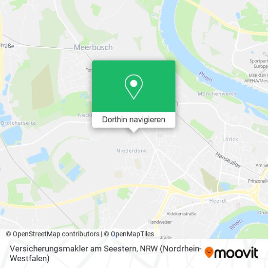 Versicherungsmakler am Seestern Karte