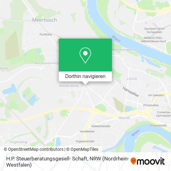 H.P. Steuerberatungsgesell- Schaft Karte
