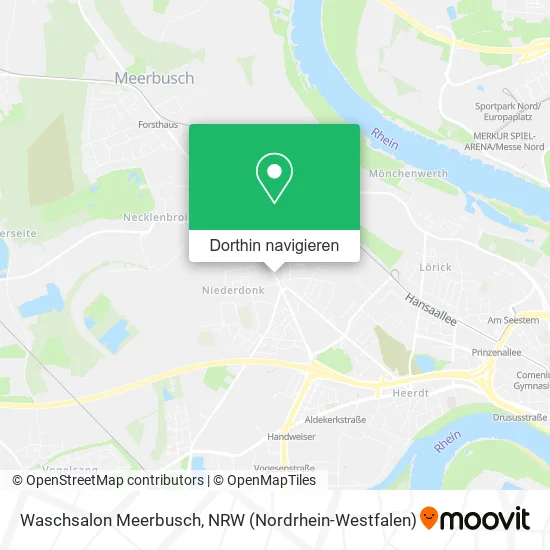 Waschsalon Meerbusch Karte