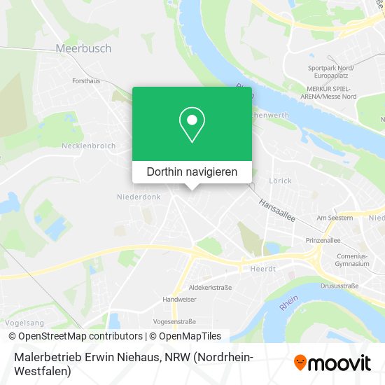 Malerbetrieb Erwin Niehaus Karte