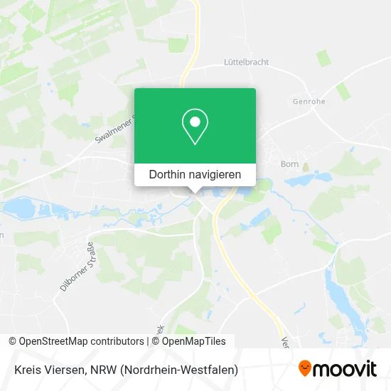 Kreis Viersen Karte