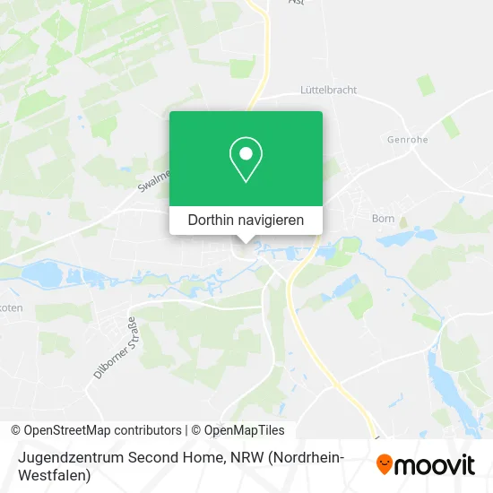 Jugendzentrum Second Home Karte