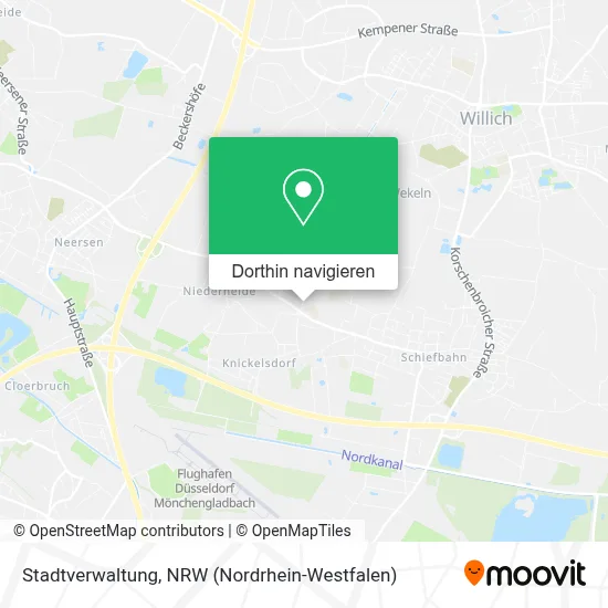 Stadtverwaltung Karte