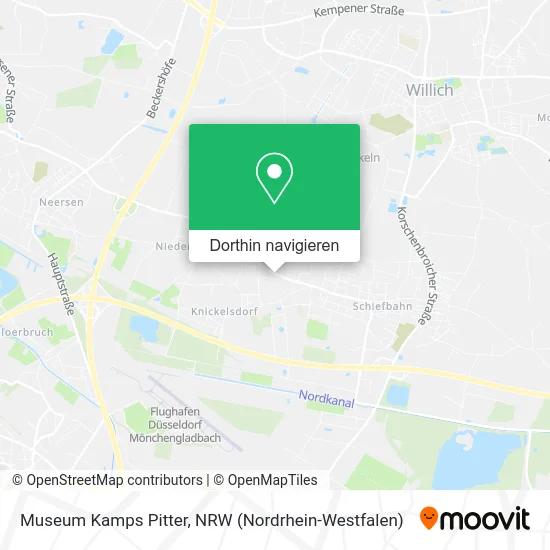 Museum Kamps Pitter Karte