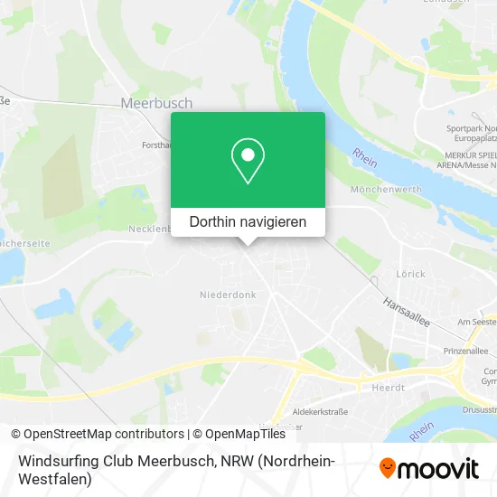 Windsurfing Club Meerbusch Karte