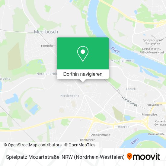 Spielpatz Mozartstraße Karte