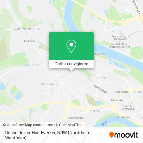 Düsseldorfer Handwerker Karte