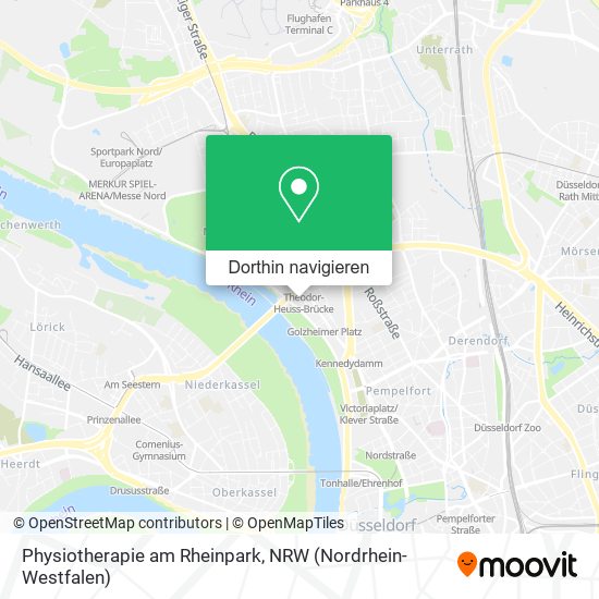 Physiotherapie am Rheinpark Karte