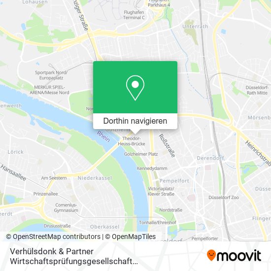Verhülsdonk & Partner Wirtschaftsprüfungsgesellschaft Steuerberatungsgesellschaft Karte