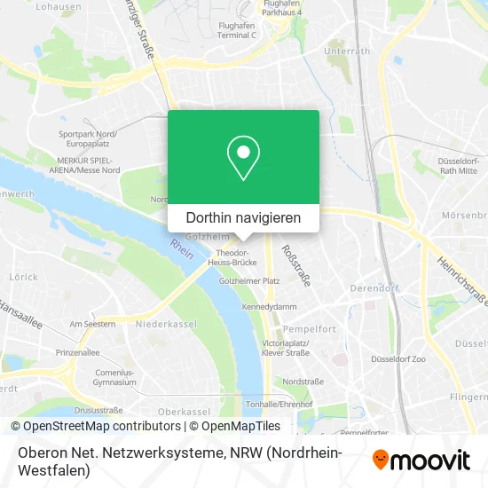 Oberon Net. Netzwerksysteme Karte