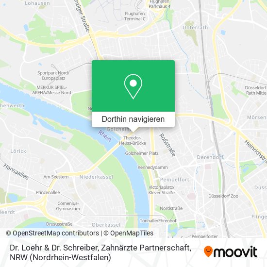 Dr. Loehr & Dr. Schreiber, Zahnärzte Partnerschaft Karte