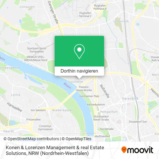 Konen & Lorenzen Management & real Estate Solutions Karte