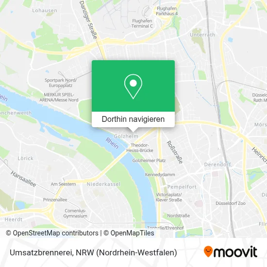 Umsatzbrennerei Karte