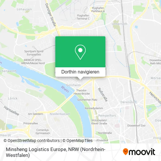 Minsheng Logistics Europe Karte