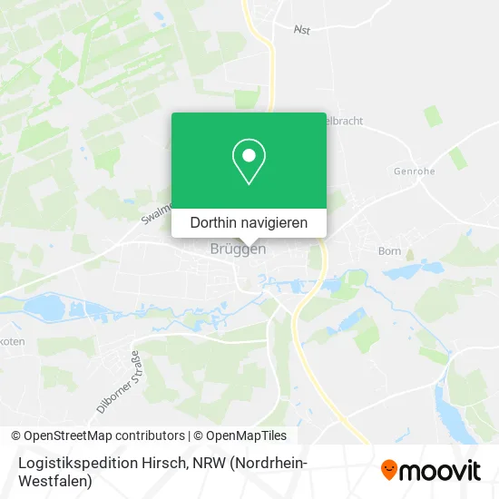 Logistikspedition Hirsch Karte