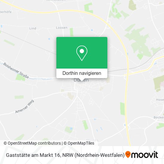 Gaststätte am Markt 16 Karte