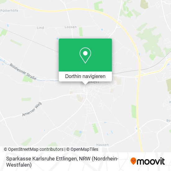 Sparkasse Karlsruhe Ettlingen Karte