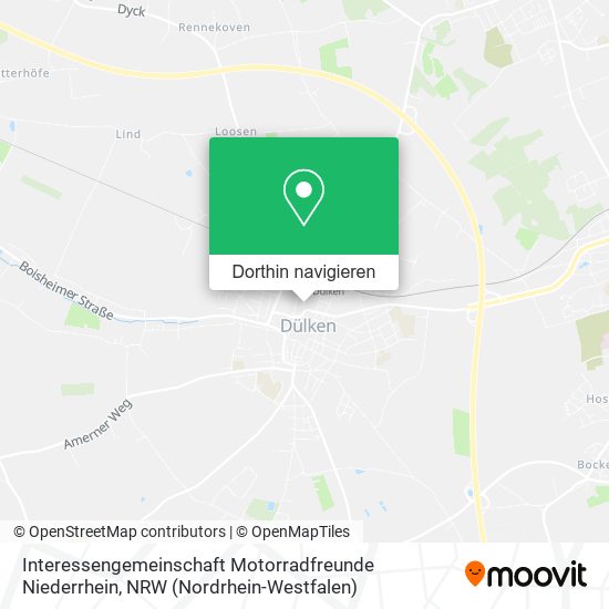 Interessengemeinschaft Motorradfreunde Niederrhein Karte