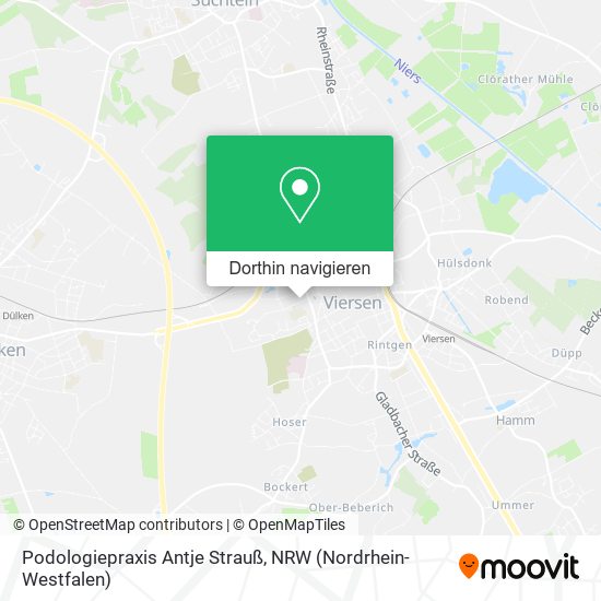 Podologiepraxis Antje Strauß Karte