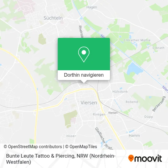 Bunte Leute Tattoo & Piercing Karte