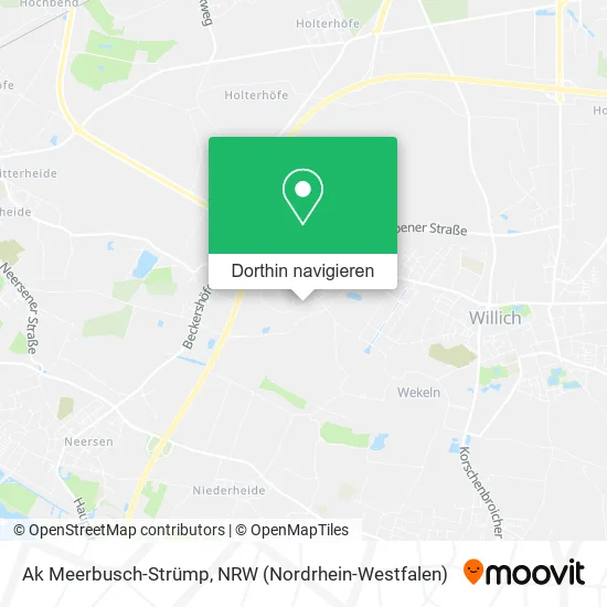 Ak Meerbusch-Strümp Karte