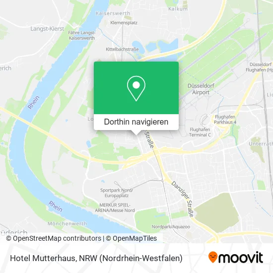 Hotel Mutterhaus Karte