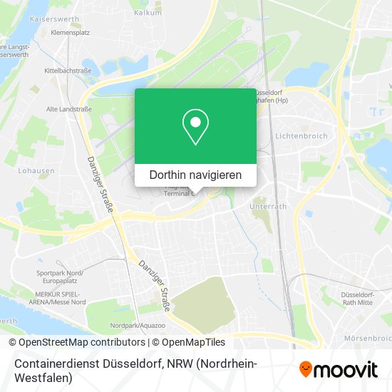 Containerdienst Düsseldorf Karte