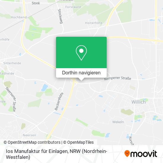 Ios Manufaktur für Einlagen Karte