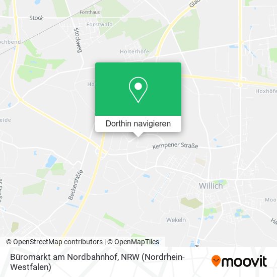 Büromarkt am Nordbahnhof Karte